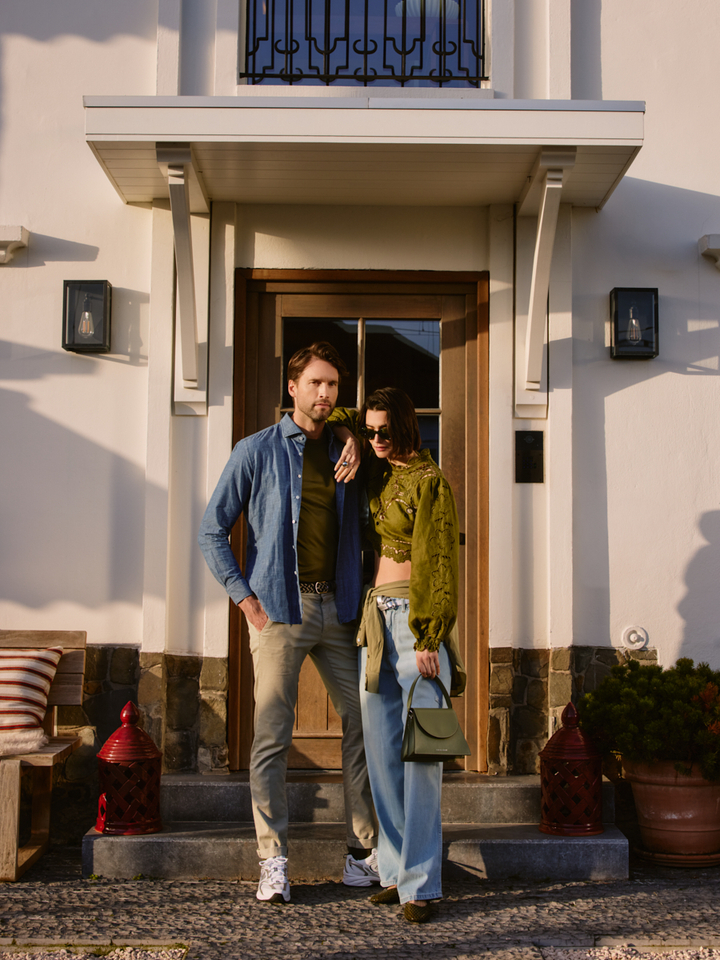 Heren shop the look van A Fish named Fred, Bellerose, Duno, La Boucle, Mason's, Mos Mosh, New Balance en Xacus Zomer 2026 Villa Bonnie