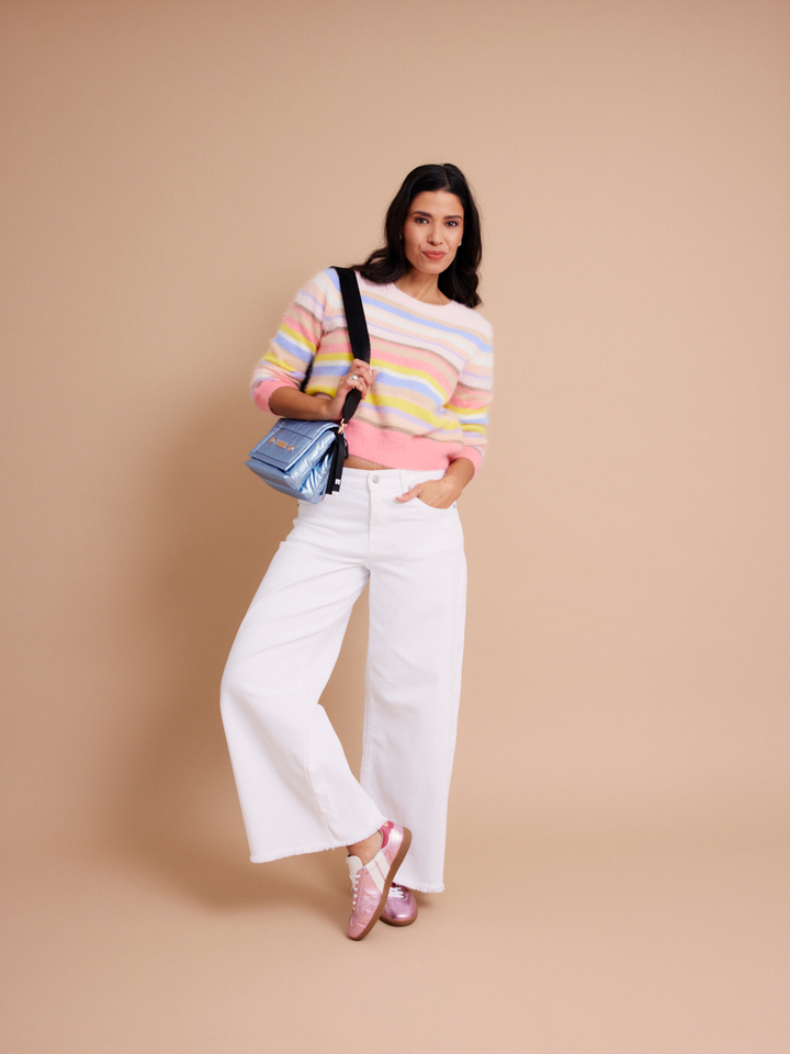 Dames shop the look van Clio en Laurence Delvallez Zomer 2026 shoot 1