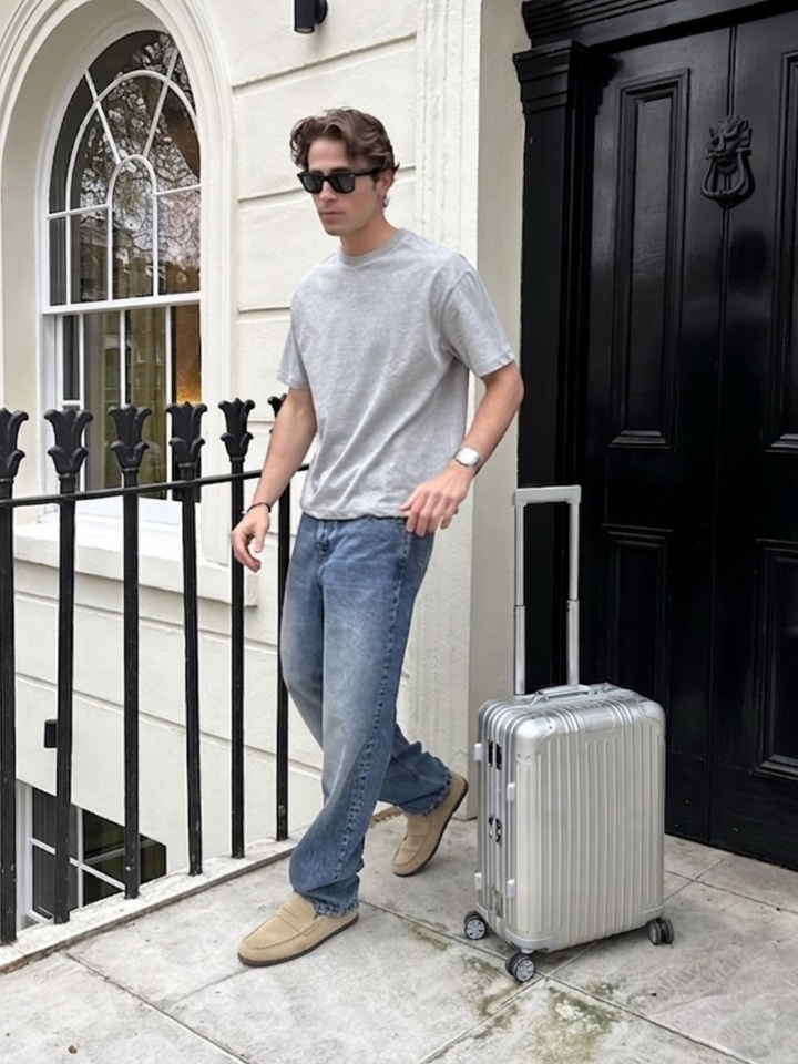Heren | shop the look van Profuomo, Birkenstock en Bellerose | Zomer '26 | Deleye Creators