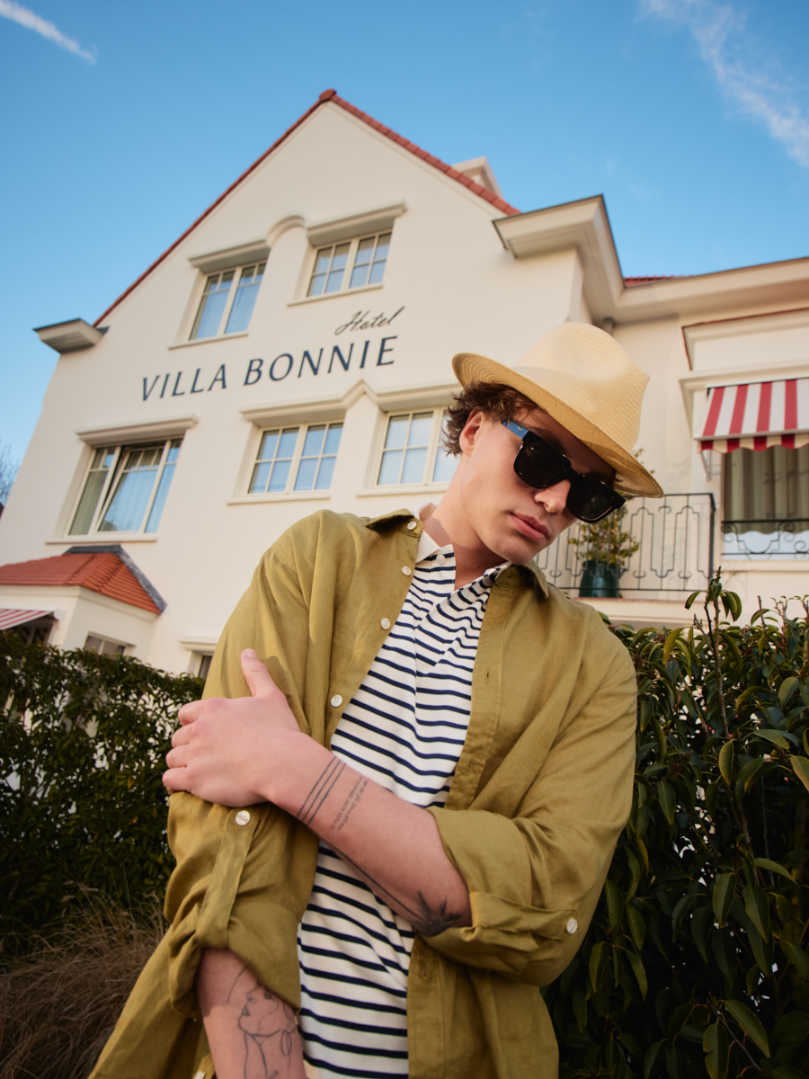 Heren shop the look van Scotch & Soda, Stetson, Tommy Hilfiger, Frank and Lucie en Rossano Bisconti Zomer 2026 Villa Bonnie