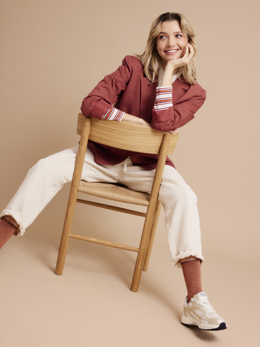 Dames shop the look van American Vintage, Bellerose, Ichi en Mercer Zomer 2026 shoot 1