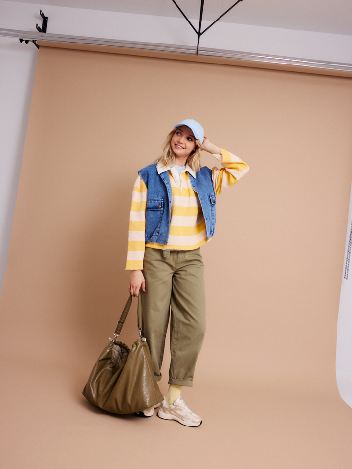 Dames shop the look van Bellerose, By Bar, Ichi, Mercer, Ralph Lauren en Mp Denmark Zomer 2026 shoot 1