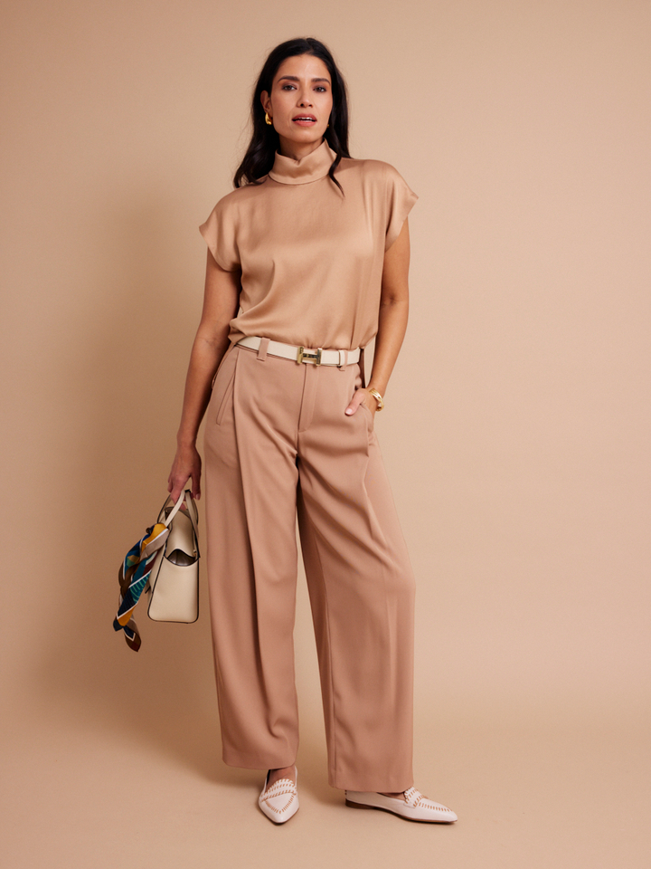 Dames shop the look van Les Cordes, Drykorn, Hidesins en Trumans Zomer 2026 shoot 1