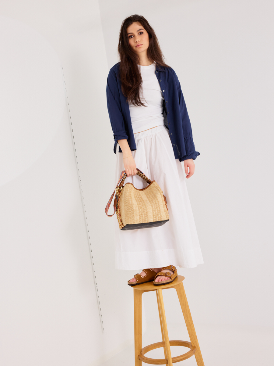 Dames shop the look van Club l’avenir, Xirena, Via Mailbag en Birkenstock Zomer '26 Shop The look 3 SS26