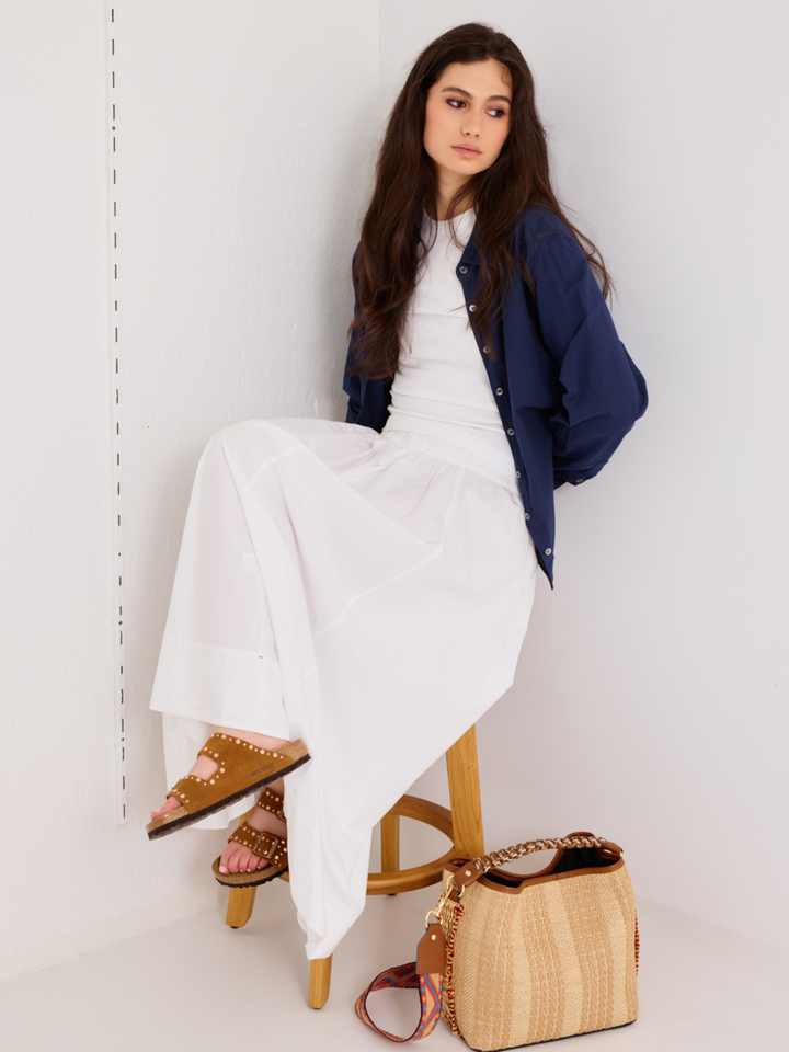 Dames shop the look van Club l’avenir, Xirena, Via Mailbag en Birkenstock Zomer '26 Shop The look 3 SS26