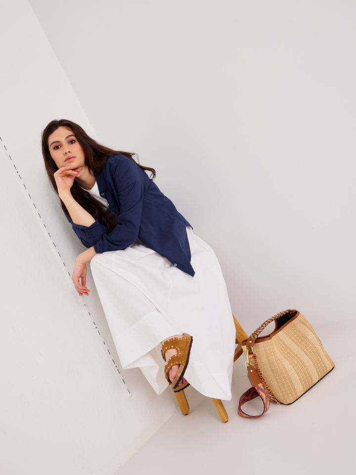 Dames shop the look van Club l’avenir, Xirena, Via Mailbag en Birkenstock Zomer '26 Shop The look 3 SS26