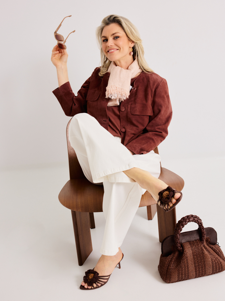 Dames shop the look van Xandres, Han, Via Mailbag, Lola Cruz, Komono, Les Cordes en Laurence Delvallez Zomer '26 Shop The look 3 SS26