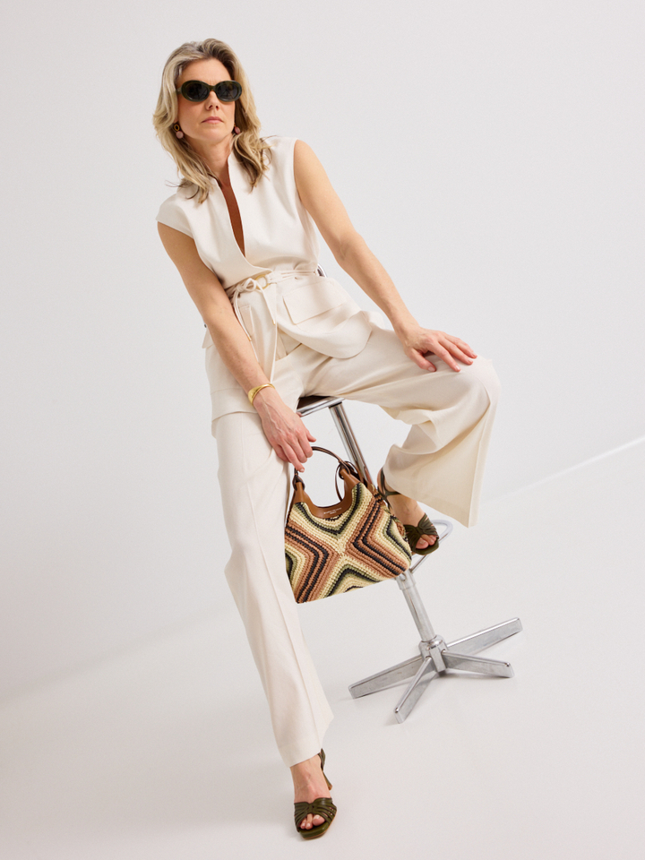 Dames shop the look van Marccain, Schoenen, Gianni Chiarini, Komono en Marc Cain collections Zomer '26 Shop The look 3 SS26